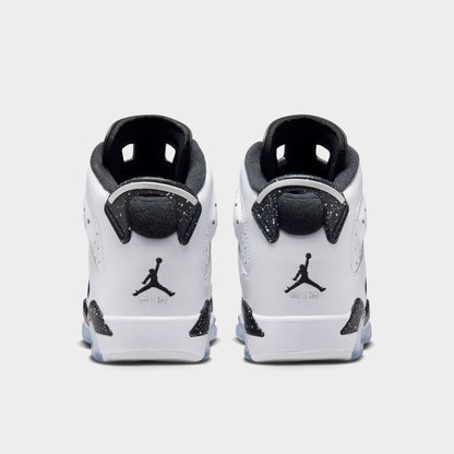 Jordan 6 Retro GS Blanc / Chrome Noir - Blanc