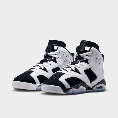 Jordan 6 Retro GS Blanc / Chrome Noir - Blanc