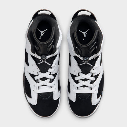 Jordan 6 Retro GS Blanc / Chrome Noir - Blanc