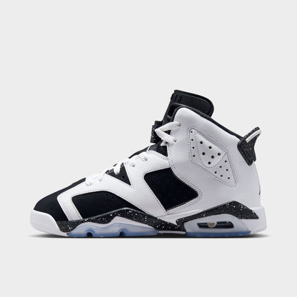 Jordan 6 Retro GS Blanc / Chrome Noir - Blanc