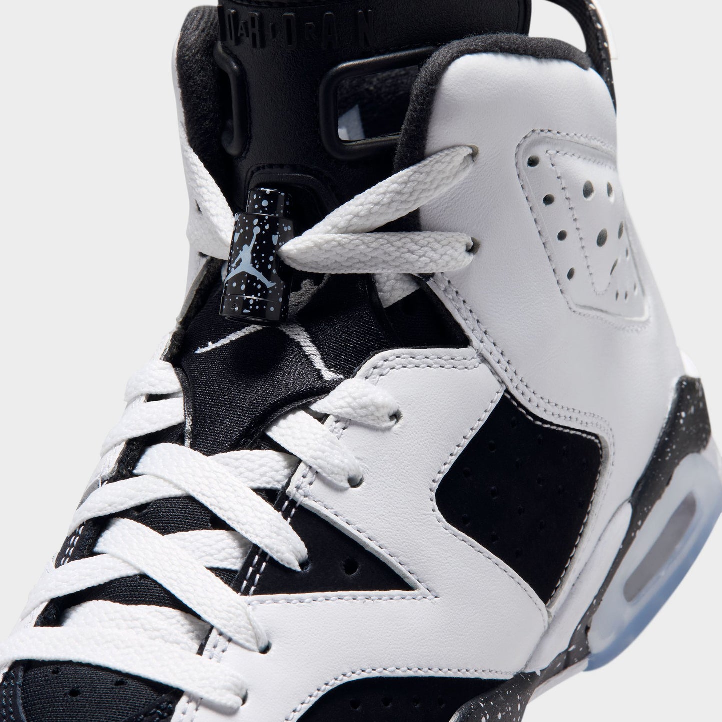Jordan 6 Retro GS Blanc / Chrome Noir - Blanc