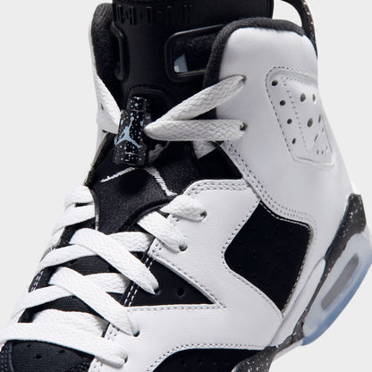 Jordan 6 Retro GS Blanc / Chrome Noir - Blanc