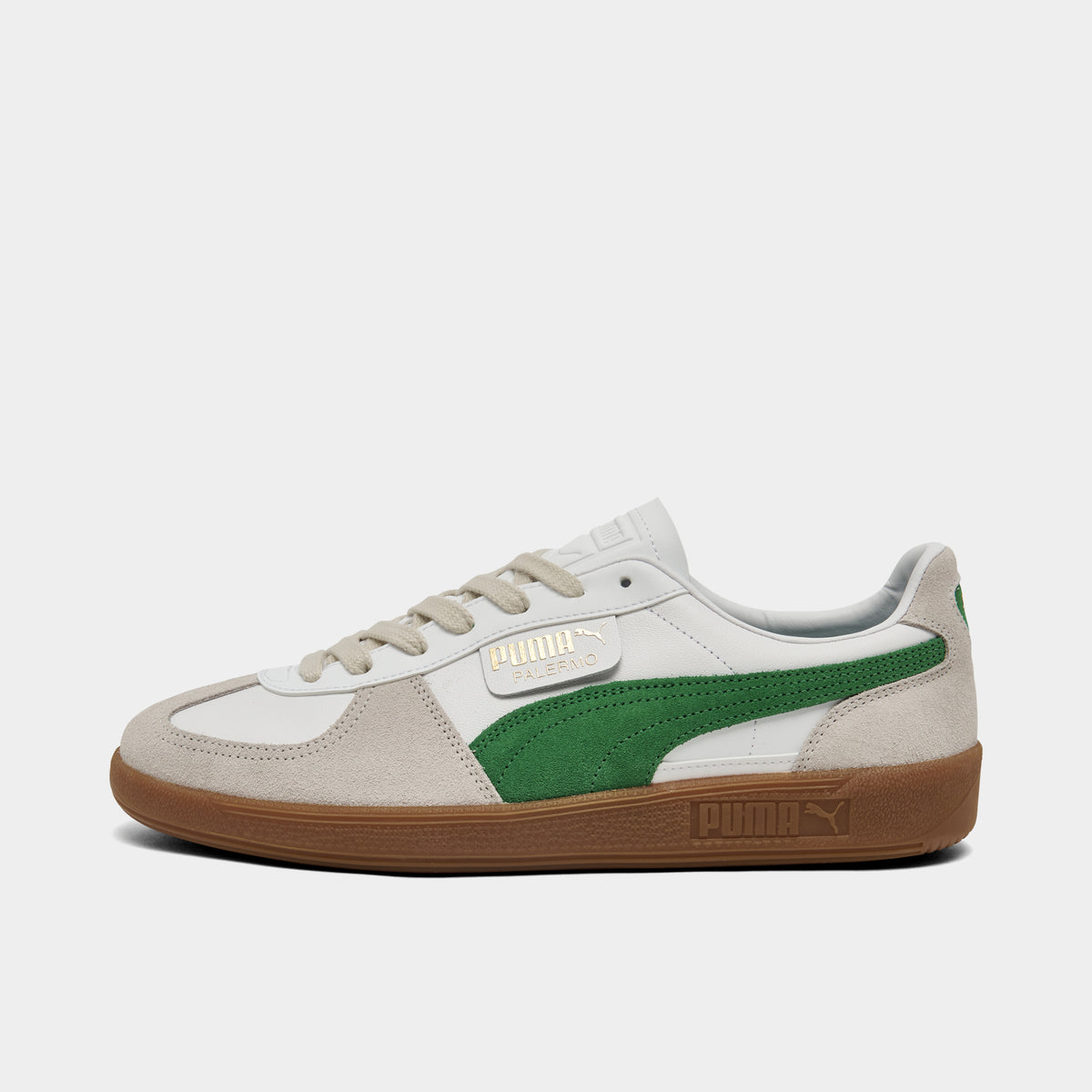 Puma Palermo Leather White / Green | JD Sports