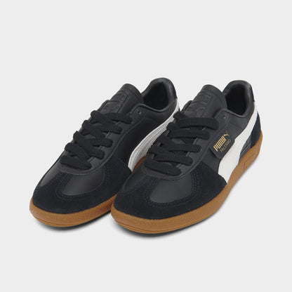 PUMA Women's Palermo Leather Black / Feather Gray - Gum