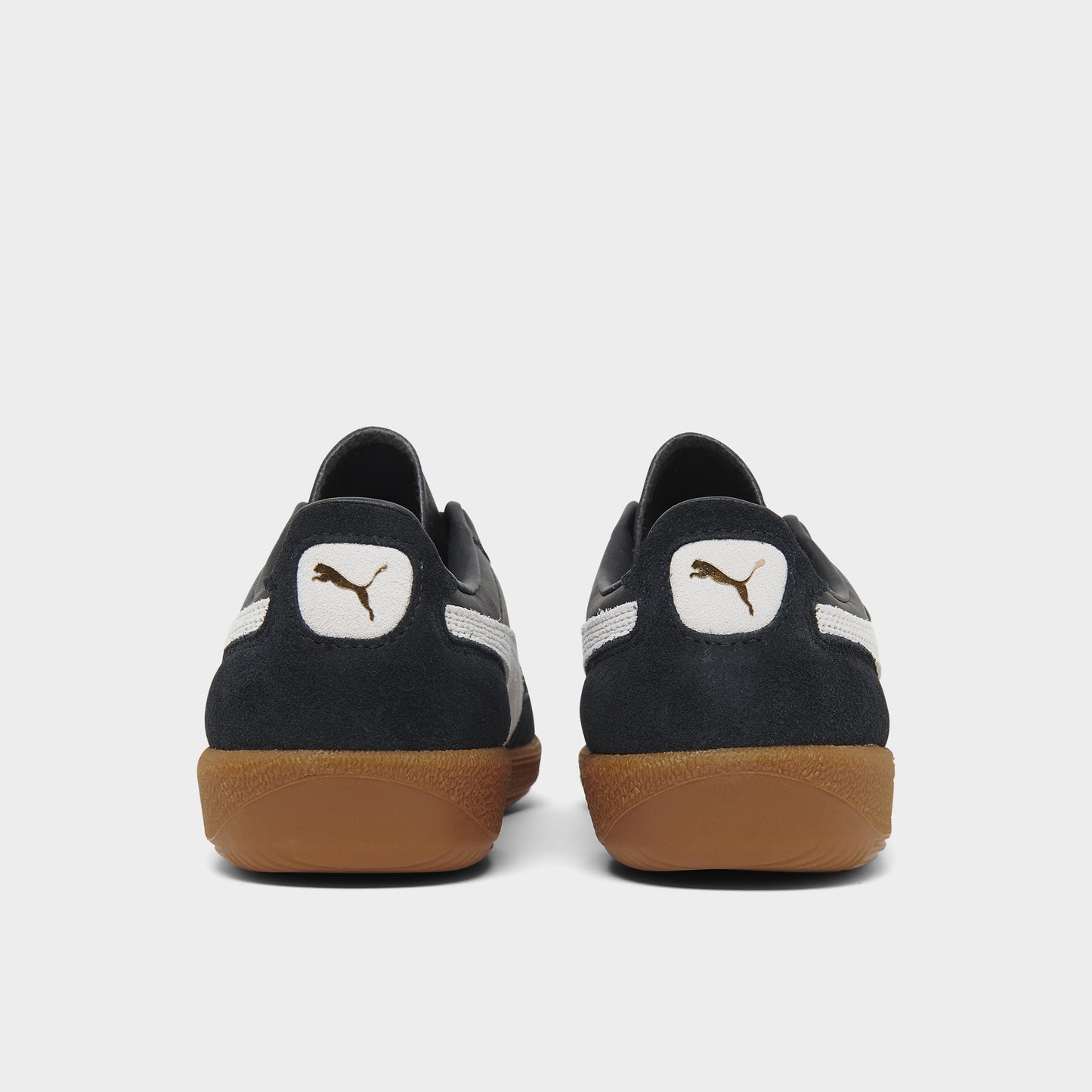 PUMA Women's Palermo Leather Black / Feather Gray - Gum