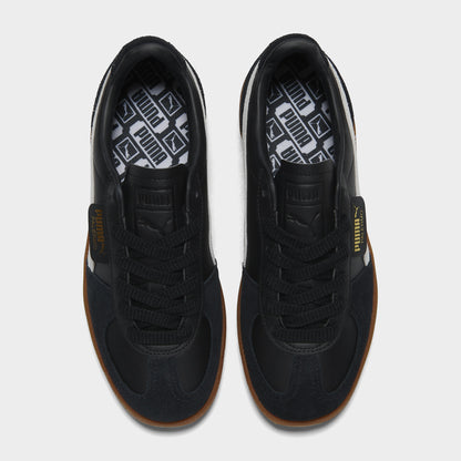 PUMA Women's Palermo Leather Black / Feather Gray - Gum