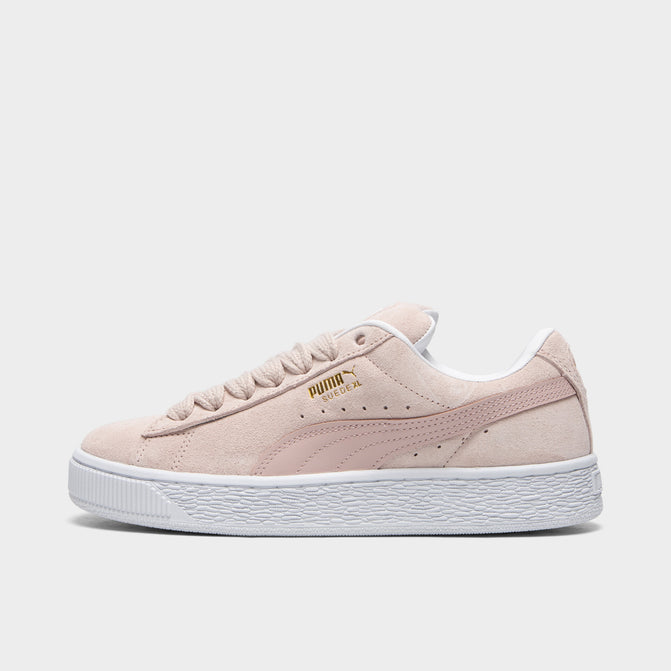 Baby pink pumas suede shop