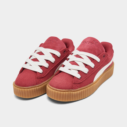 PUMA x FENTY Juniors' Creeper Phatty Corduroy Club Red / Warm White - Gum