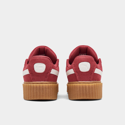 PUMA x FENTY Juniors' Creeper Phatty Corduroy Club Red / Warm White - Gum