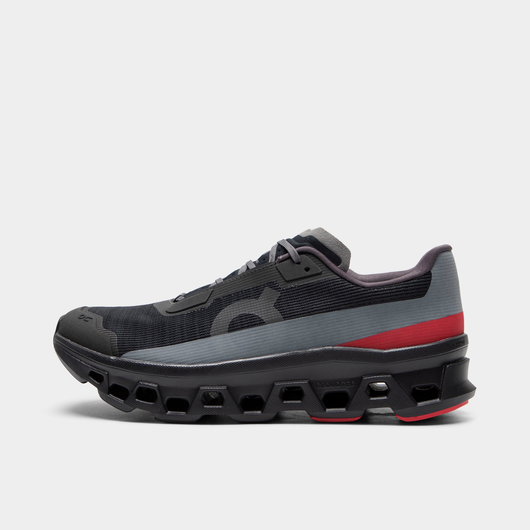 On Cloudmonster Void Black / Red – JD Sports