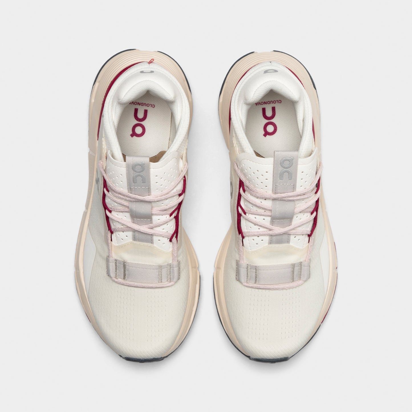 On Women's Cloudnova 2 Ivory / Grenadine
