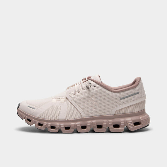 On Women's Cloud 6 Oyster / Biscuit