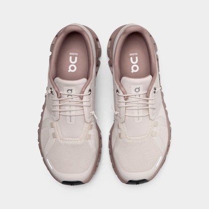 On Women's Cloud 6 Oyster / Biscuit