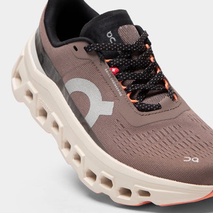 On Women's Cloudmonster 1 Ash / Sunstone