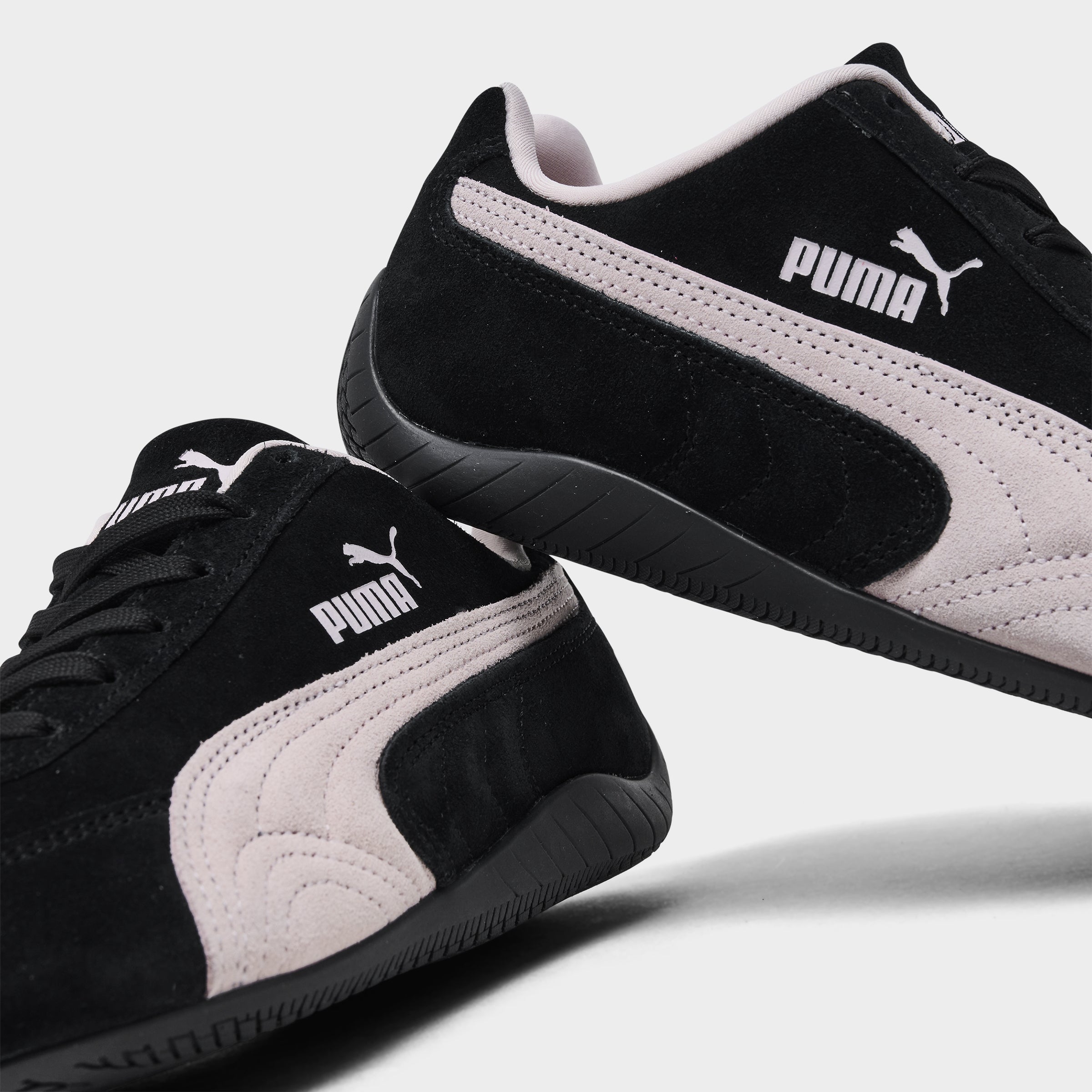 靴 PUMA SPEEDCAT OG PUMA BLACK-MAUVE MIST Puma Speedcat OG Puma Black Mauve Mist ☆ ユニセックス (PUMA