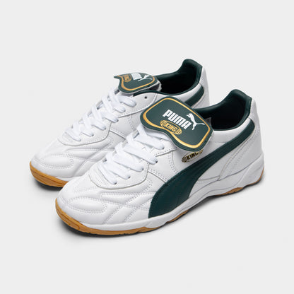 PUMA King Indoor White / Green / Gold