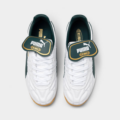 PUMA King Indoor White / Green / Gold