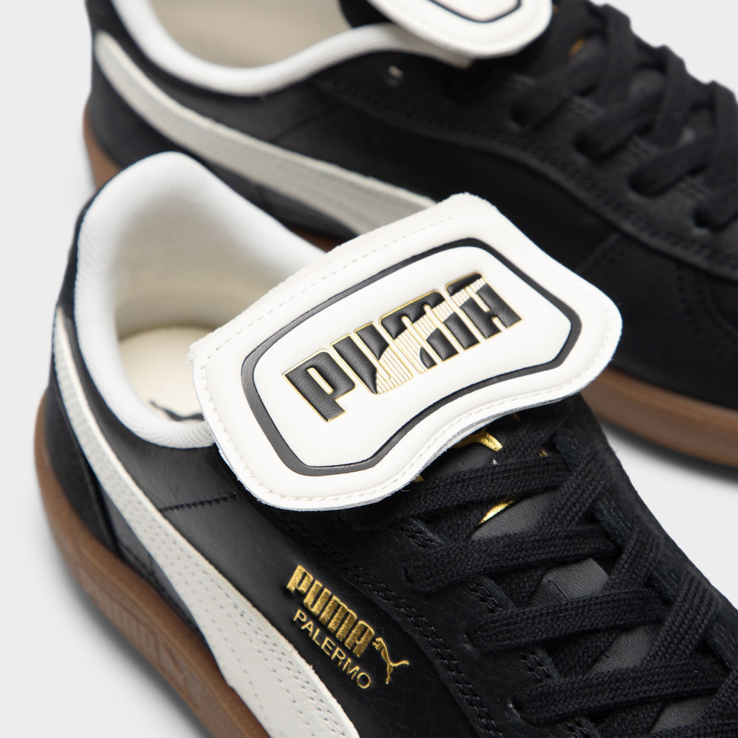 PUMA Palermo Premium Black / Warm White