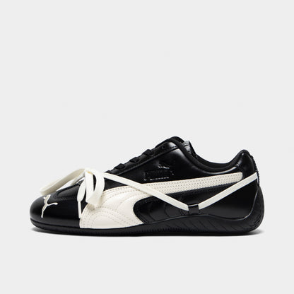 PUMA x Rosé Speedcat Cuir Noir / Blanc Chaud