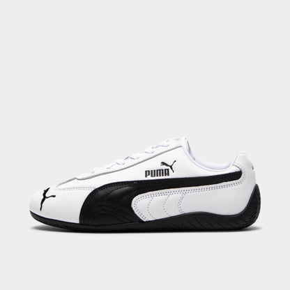 PUMA Women's Speedcat Leather Black / White