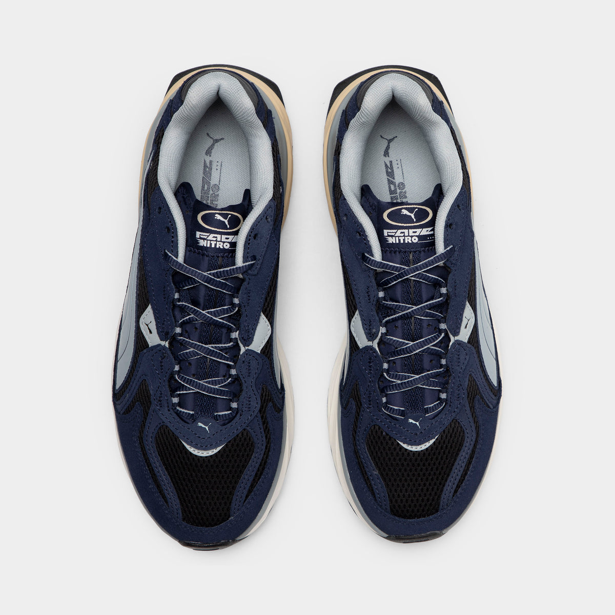 PUMA Fade Nitro LS Navy / Black - Cool Mid Gray