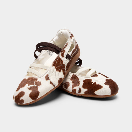 PUMA Women's Speedcat Ballet Cow Chocolate Brown / Gum