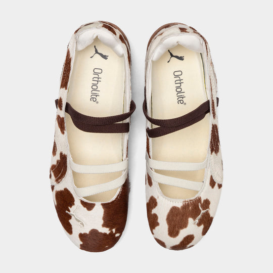 PUMA Women's Speedcat Ballet Cow Chocolate Brown / Gum