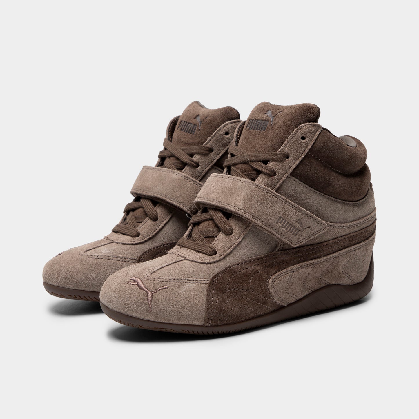 PUMA Speedcat talon compensé pour femmes Taupe / Chocolat