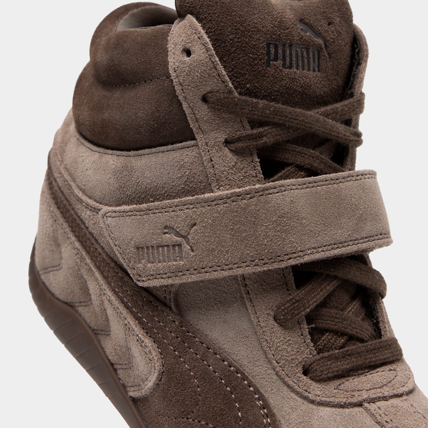 PUMA Speedcat talon compensé pour femmes Taupe / Chocolat
