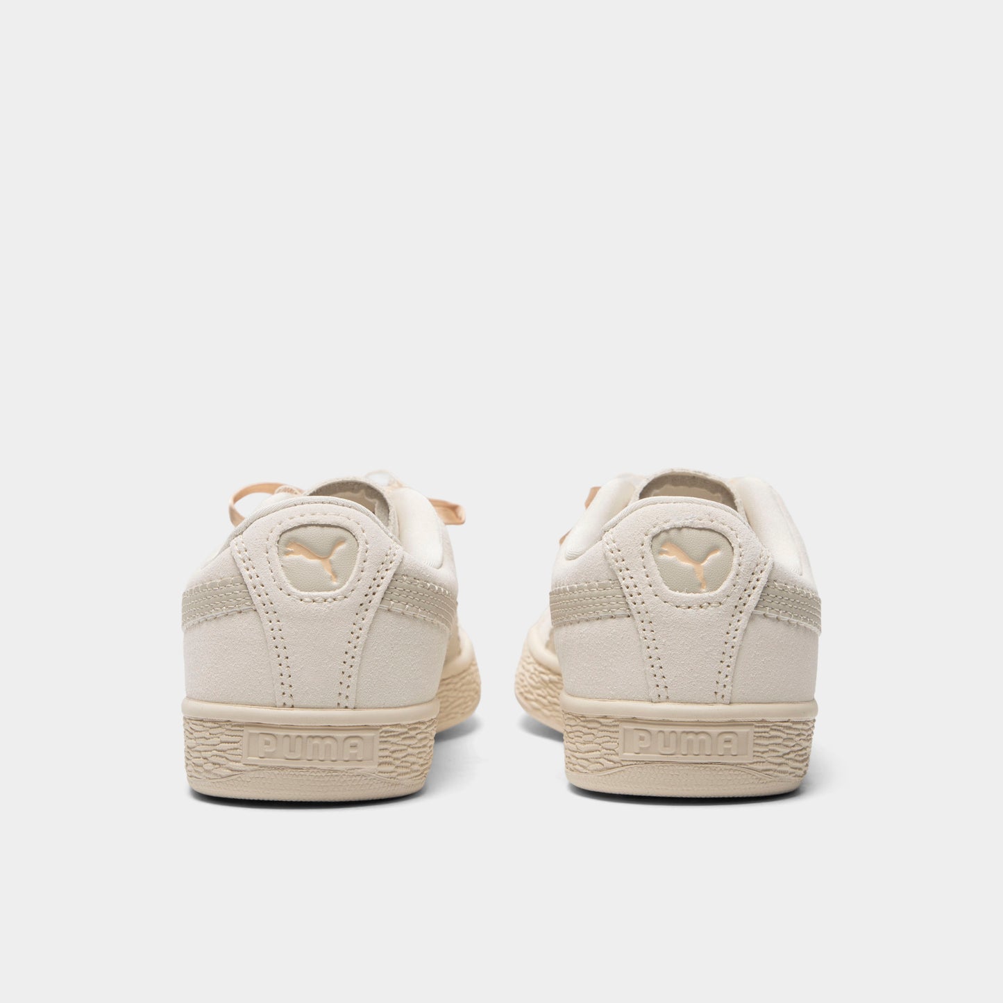 PUMA Women's Suede Bloom Frosted Ivory / Silver Fog