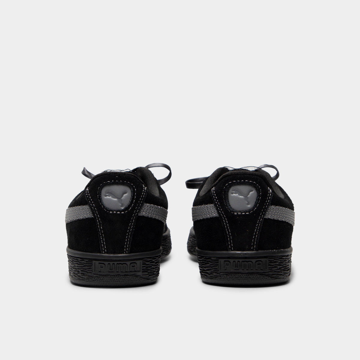 PUMA Women's Suede Bloom Black / Slate Sky