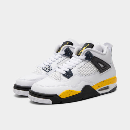 Jordan 4 Retro GS White / Tour Yellow - Dark Blue