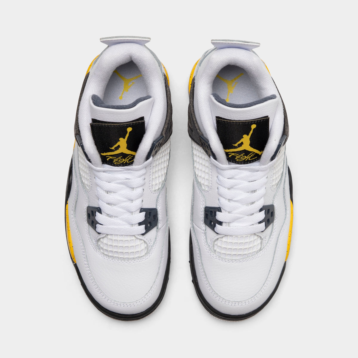 Jordan 4 Retro GS White / Tour Yellow - Dark Blue