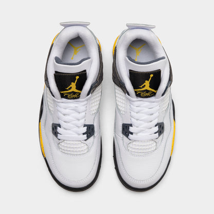 Jordan 4 Retro GS White / Tour Yellow - Dark Blue