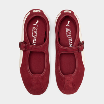 PUMA Femmes Tacklette Grenat Glow / Neige Alpine - Gomme
