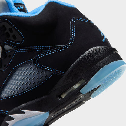 Jordan 5 Retro GS Black / University Blue - White