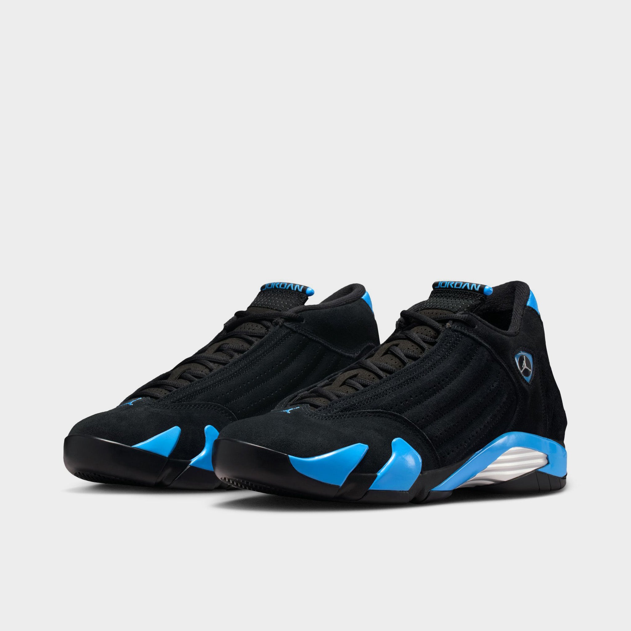 Jordan 14 Retro Black / White - University Blue – JD Sports
