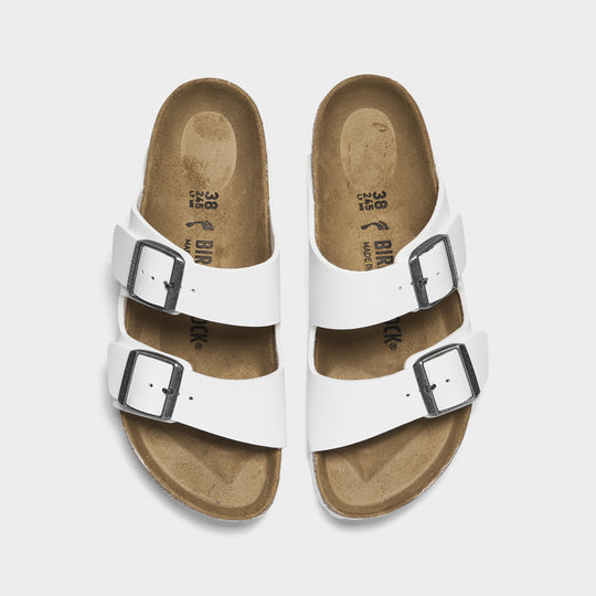 Birkenstock Women's Arizona Birko-Flor / White