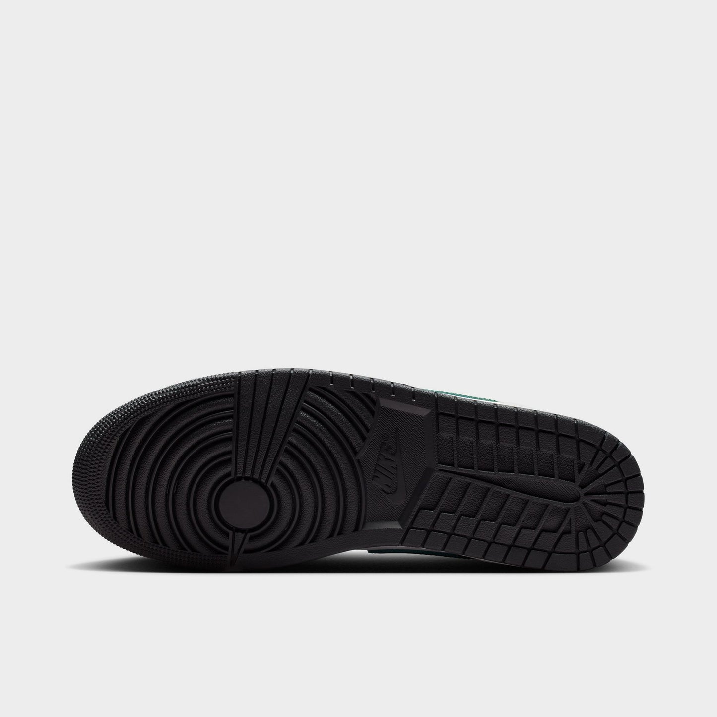 Jordan 1 Low Black / Summit White - Gorge Green