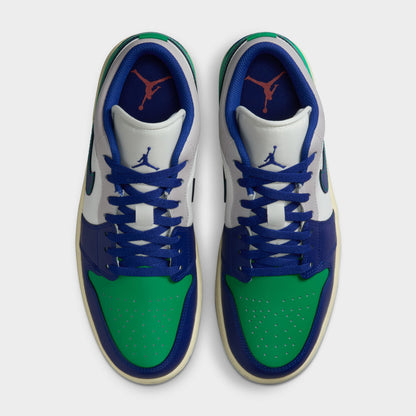 Jordan 1 Low Sail / Deep Royal Blue - Stadium Green