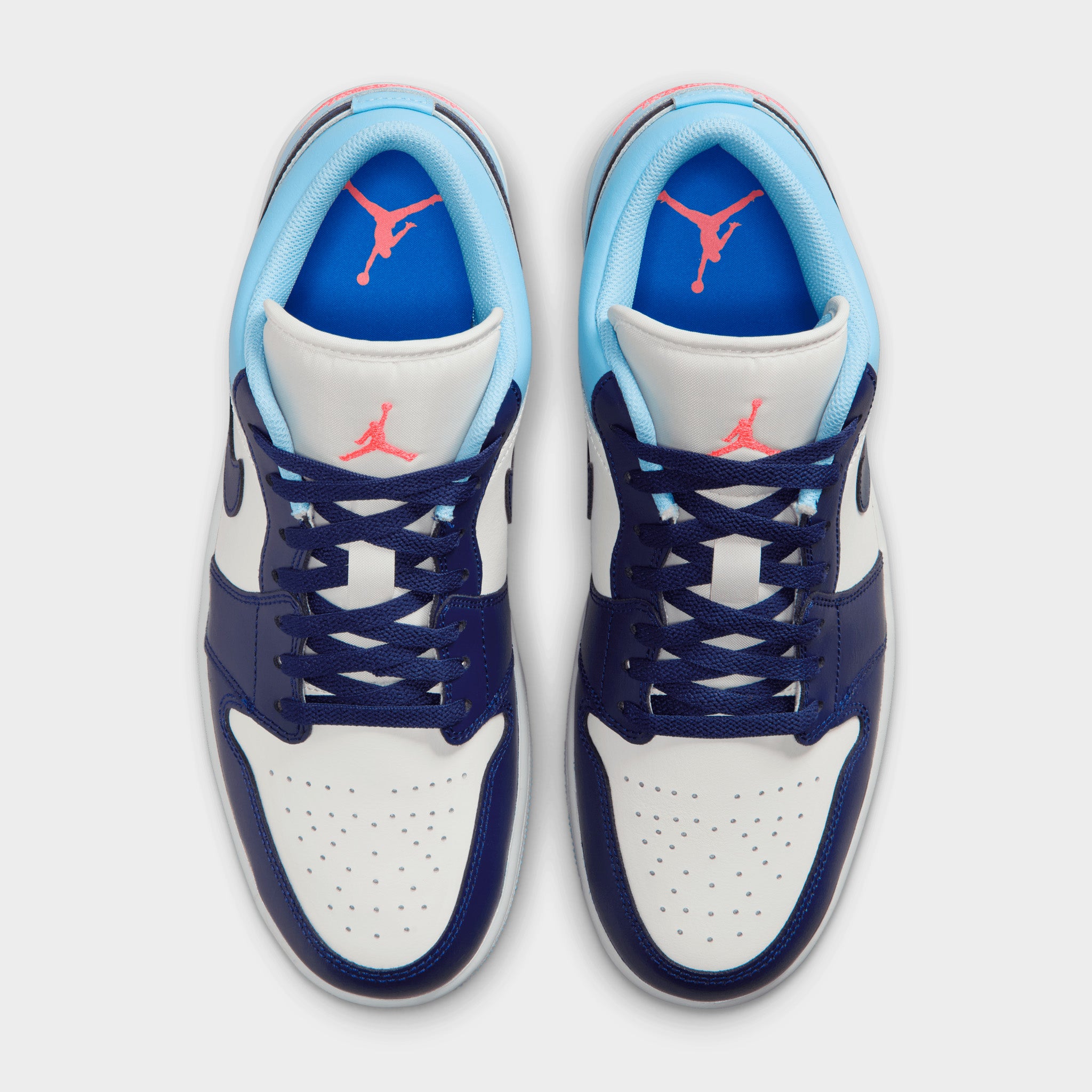Air Jordan 1 Low White / Blue / Navy – JD Sports