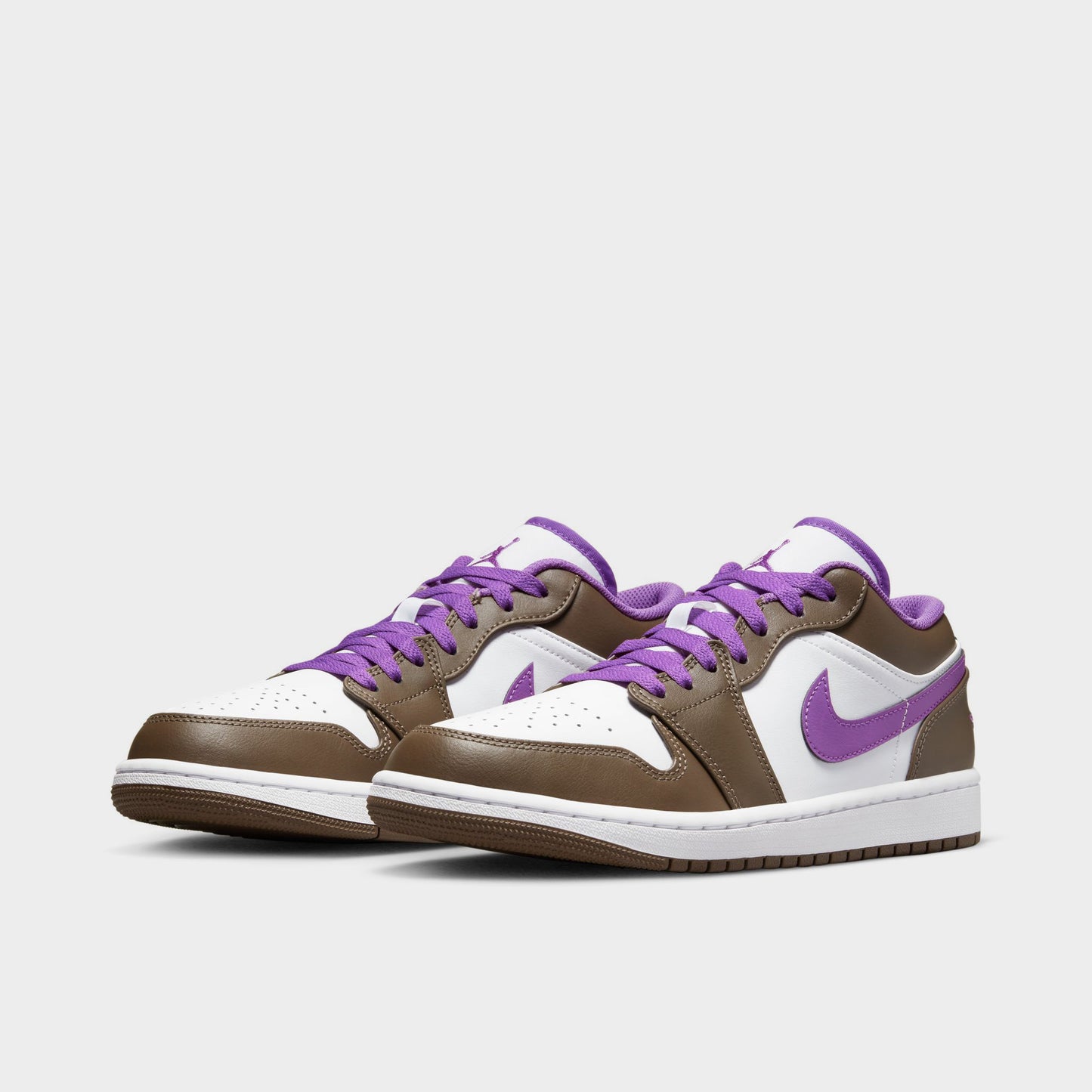 Jordan 1 Low Palomino /  Wild Berry - White