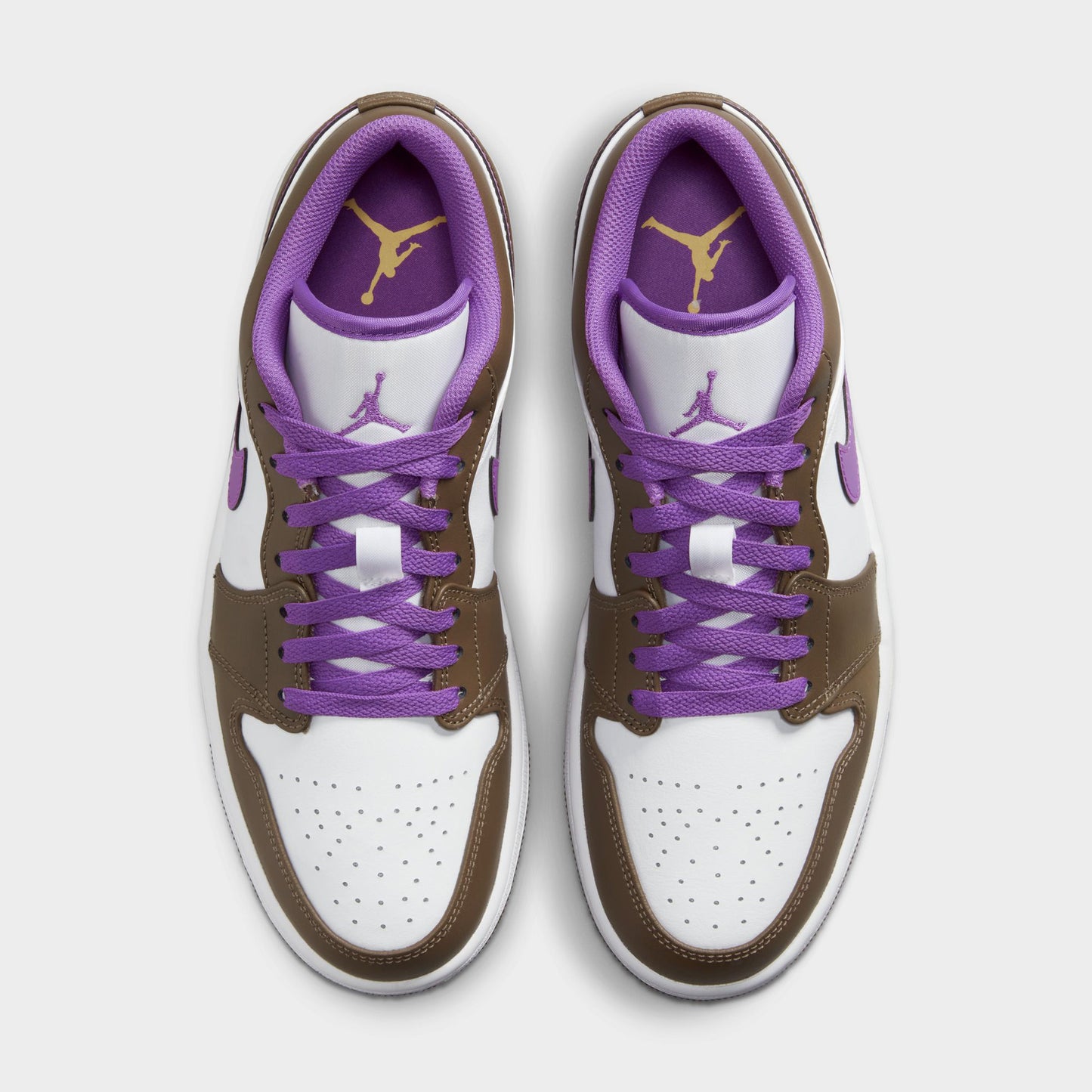 Jordan 1 Low Palomino /  Wild Berry - White