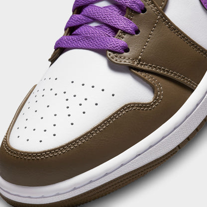 Jordan 1 Low Palomino /  Wild Berry - White