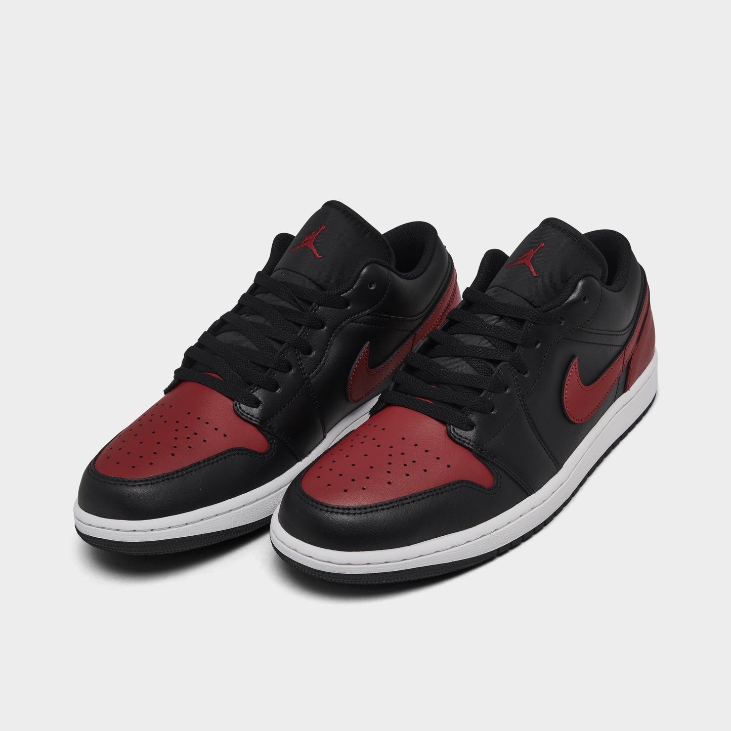 Jordan 1 Low Noir / Varsity Rouge - Summit Blanc