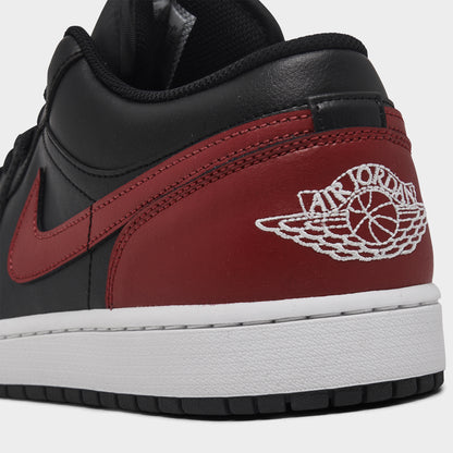 Jordan 1 Low Noir / Varsity Rouge - Summit Blanc
