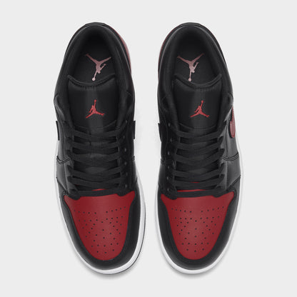 Jordan 1 Low Noir / Varsity Rouge - Summit Blanc