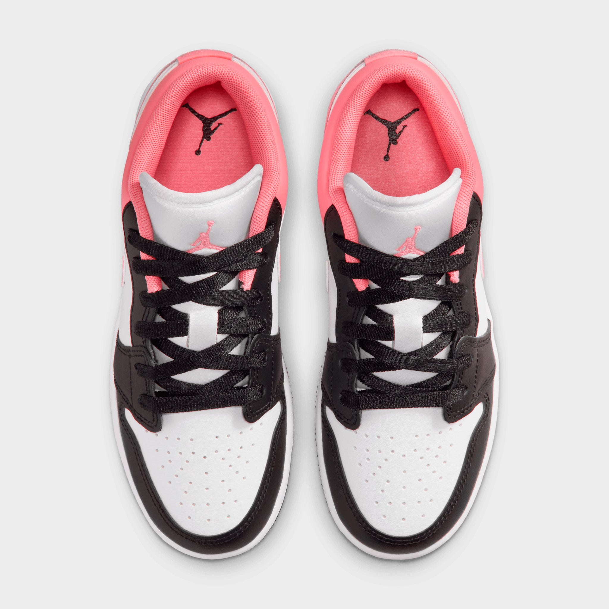 Jordan 1 Low GS Black / Pink Gaze - White – JD Sports