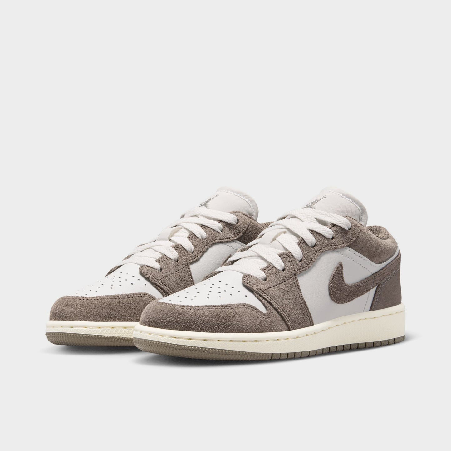 Jordan 1 Low GS Gris olive / Enigma gris pierre - Blanc sommet