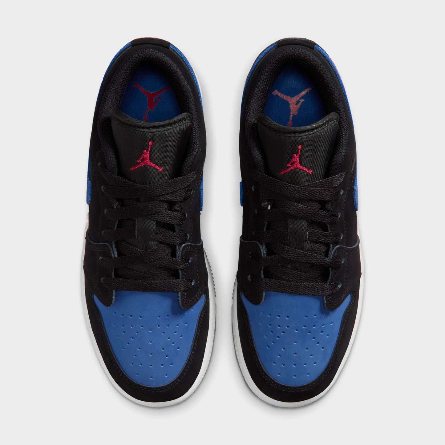Jordan 1 Low GS Noir / Blanc Summit - Bleu Véritable